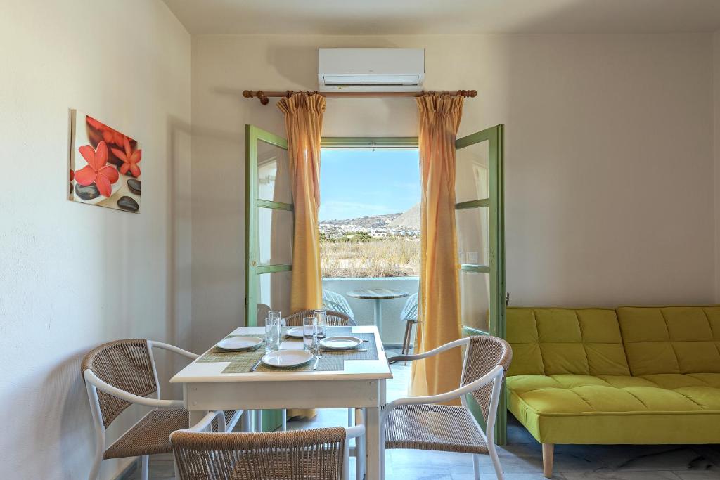 Posezení v ubytování Ambeli Apartments