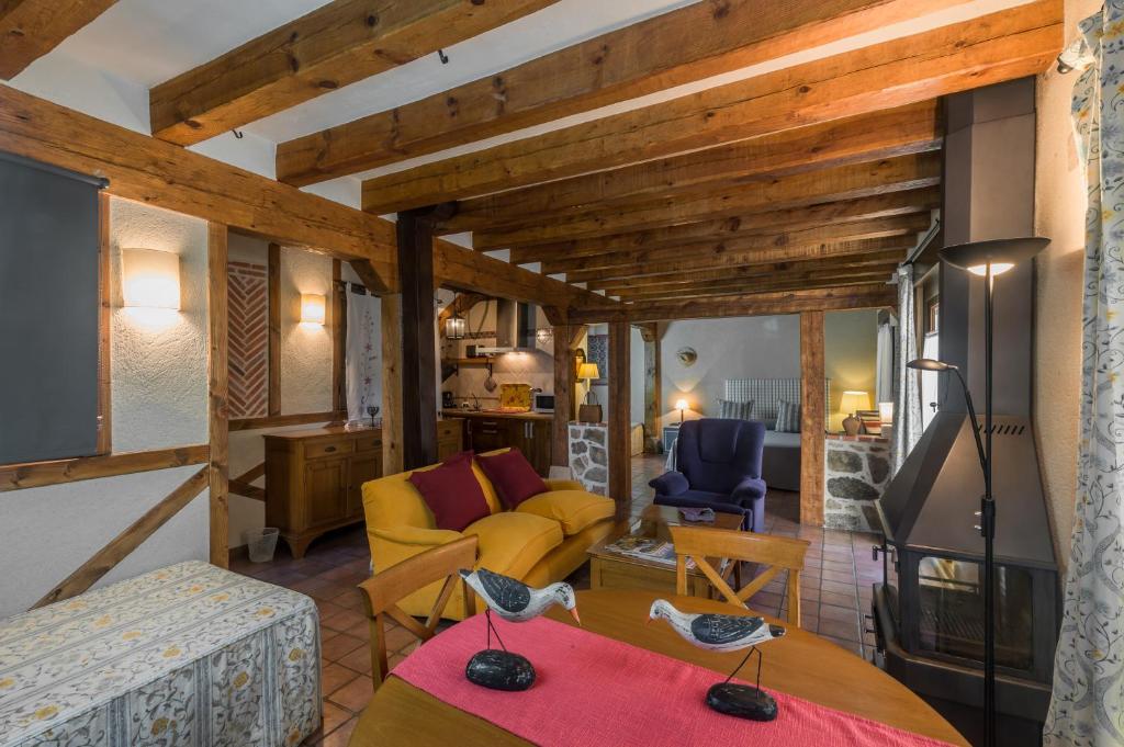 Posezení v ubytování Apartamentos Lobiche