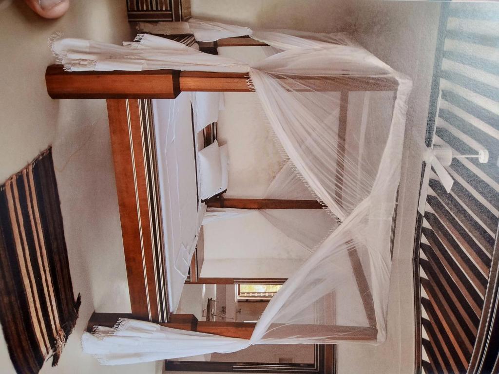 an overhead view of a ceiling with a window at Al-reidy House in Lamu