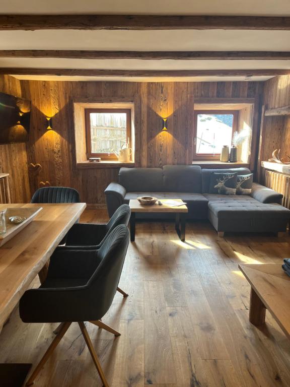Posezení v ubytování Chalet Paula