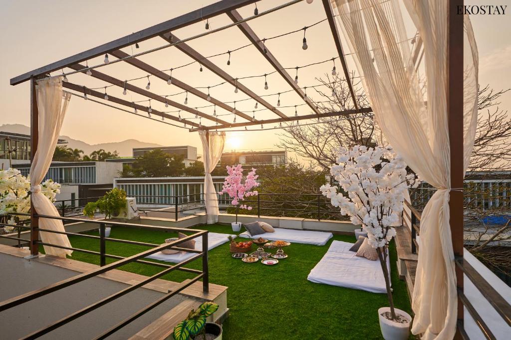 Balkón nebo terasa v ubytování EKOSTAY - Luxe - La Casa Grande