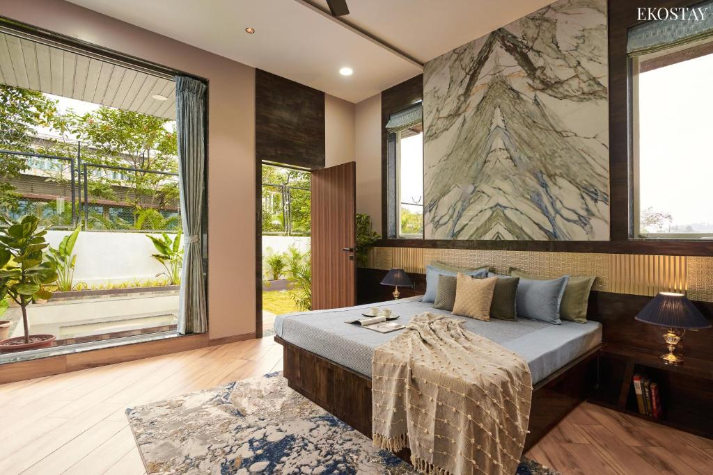 Postel nebo postele na pokoji v ubytování EKOSTAY - Luxe - La Casa Grande