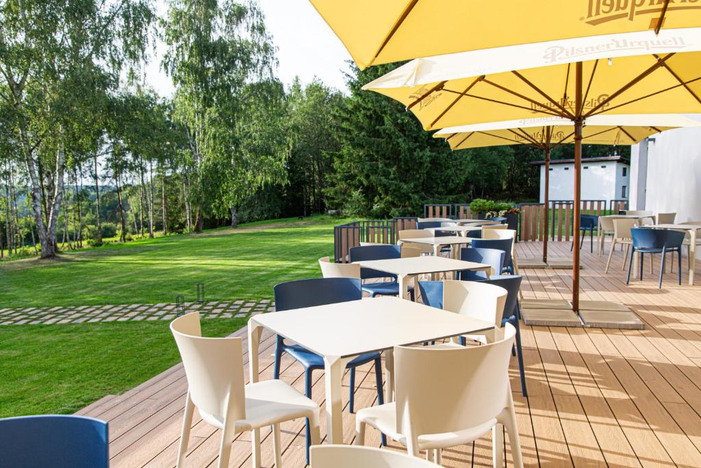 Zahrada ubytování Resort Český les
