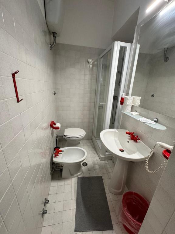 Koupelna v ubytování Da Bosio