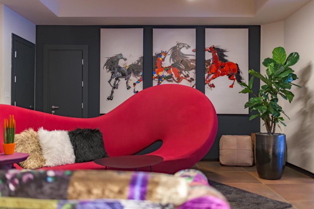 Część wypoczynkowa w obiekcie Hotel Villa Dirce