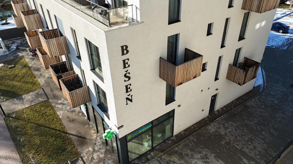 Budova, kde se apartmán nachází