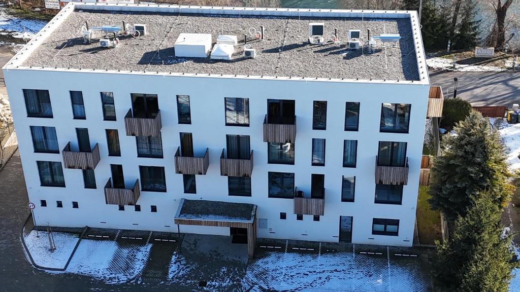 Budova, kde se apartmán nachází