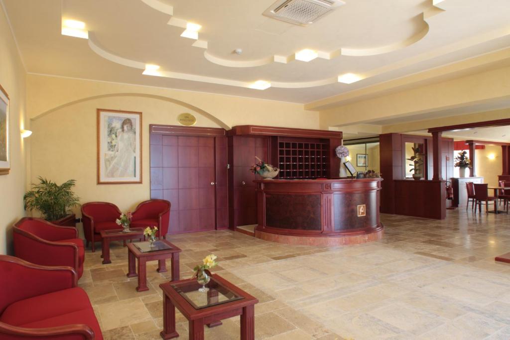 Posezení v ubytování Hotel Relais dei Normanni