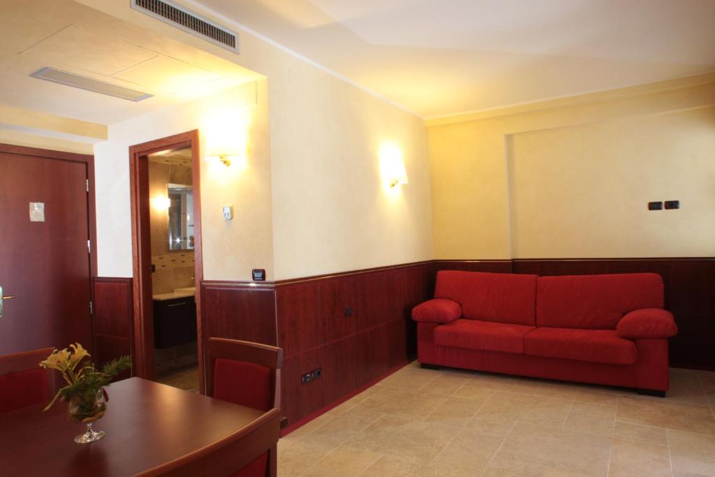 Posezení v ubytování Hotel Relais dei Normanni