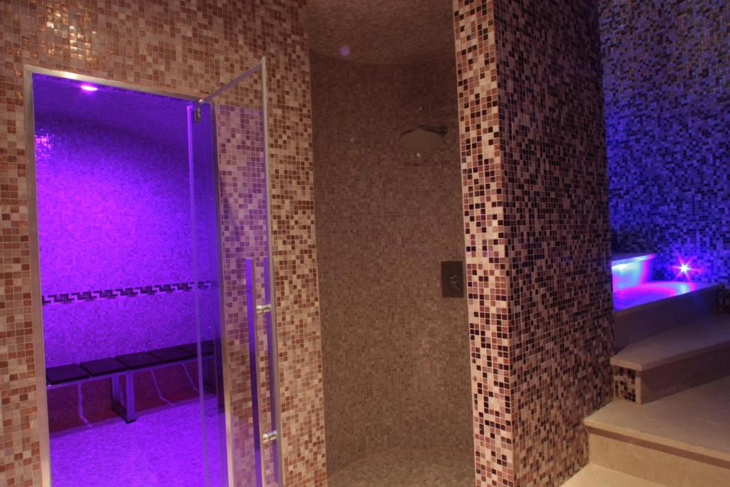 Koupelna v ubytování Hotel Relais dei Normanni