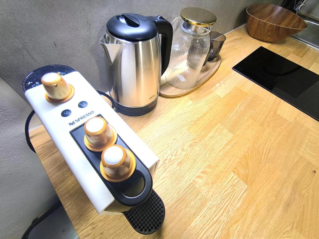 Coffee and tea making facilities at Park Bôrik 4YOU & Free Parking