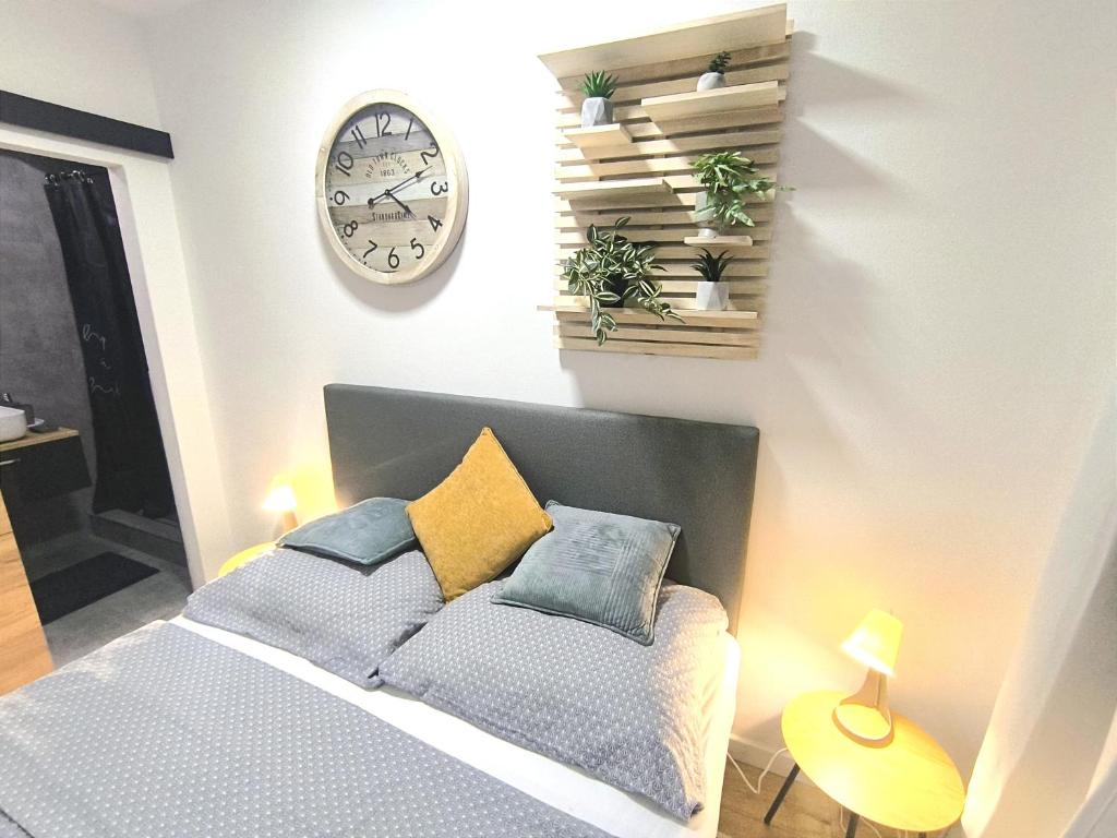 A bed or beds in a room at Park Bôrik 4YOU & Free Parking