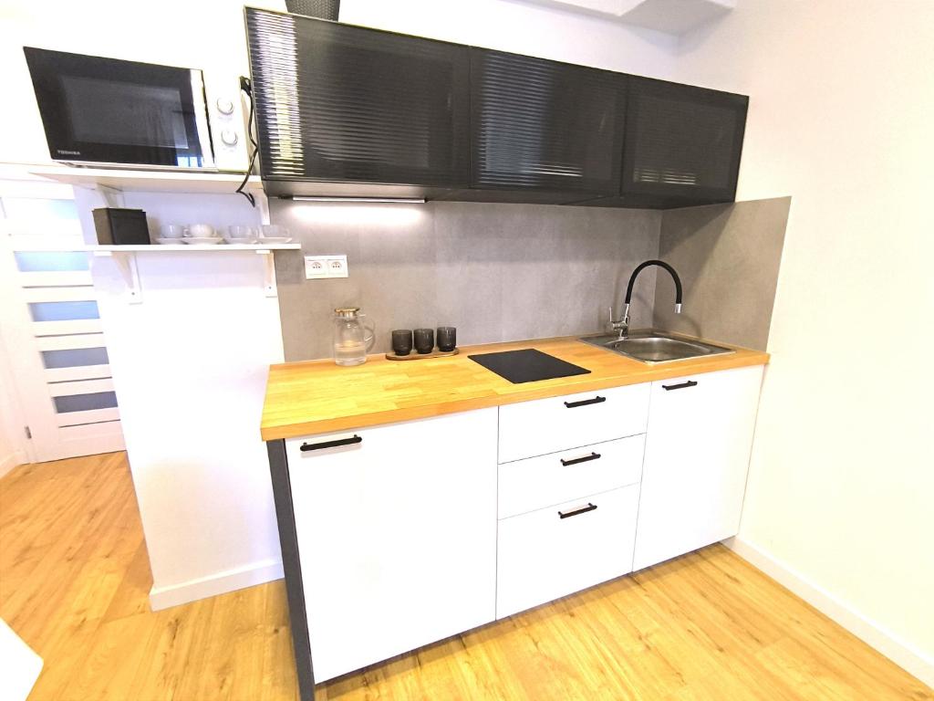 A kitchen or kitchenette at Park Bôrik 4YOU & Free Parking