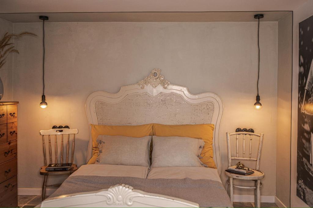 Ένα ή περισσότερα κρεβάτια σε δωμάτιο στο Kis Vulkán Nyúlontúl