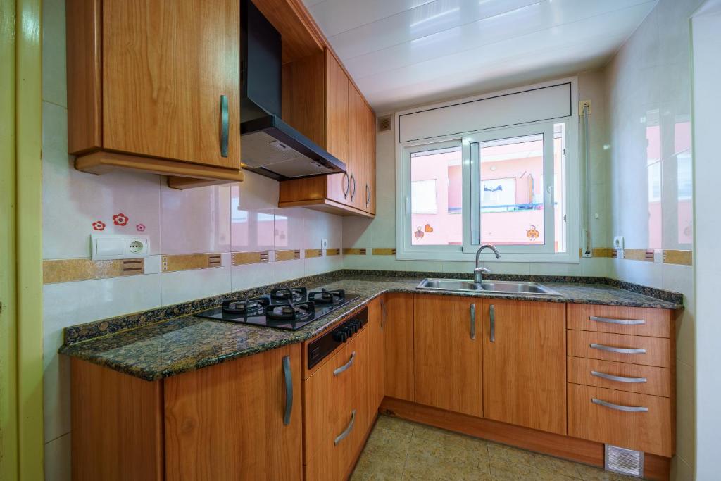 Kuchyň nebo kuchyňský kout v ubytování HomeHolidaysRentals Pineda II