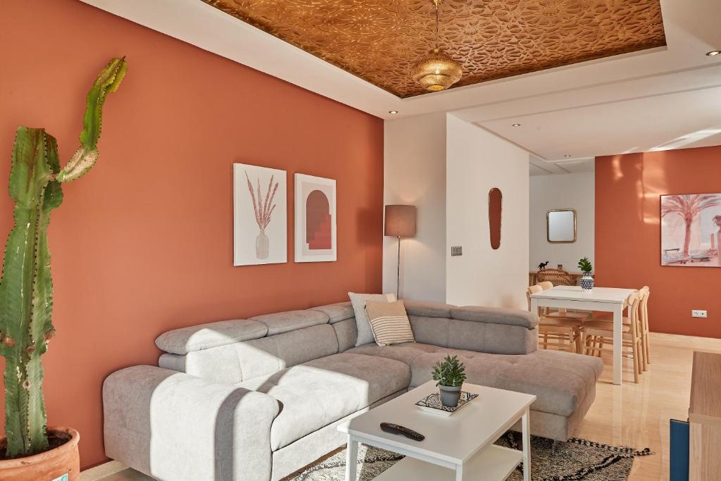 Posezení v ubytování Stayhere Rabat - Hassan - Authentic Residence