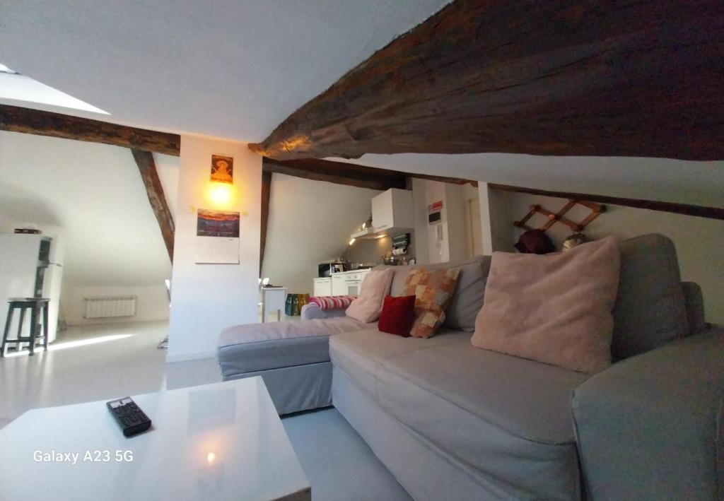 Posezení v ubytování La Corte della Rocca