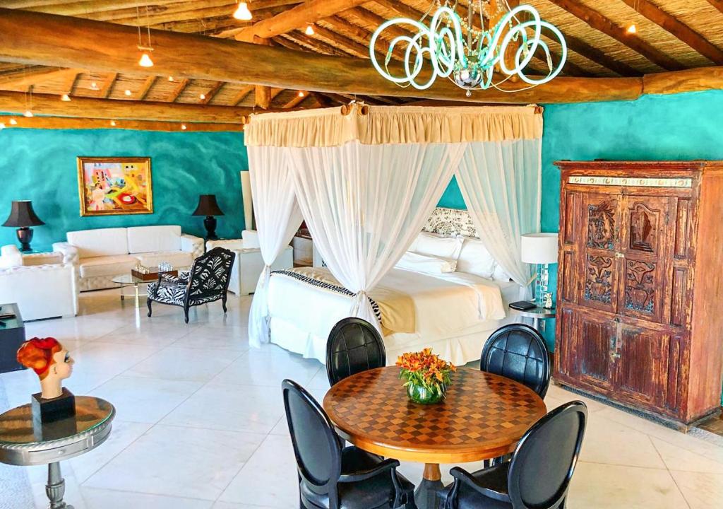 Posezení v ubytování DPNY Beach Hotel & SPA Ilhabela