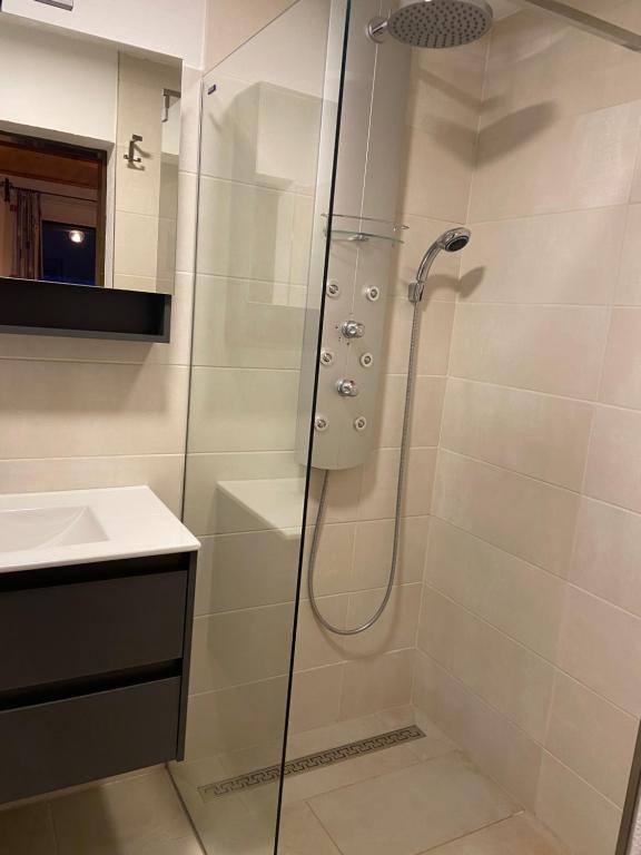 Kúpeľňa v ubytovaní Ferienwohnung im Nationalpark Gesäuse
