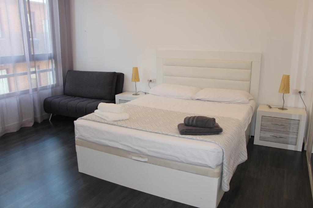 Posteľ alebo postele v izbe v ubytovaní Apartment Sofi
