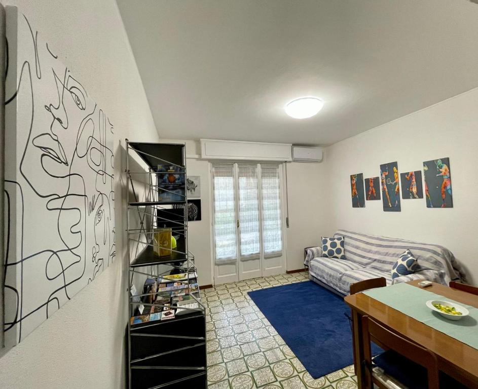 Kuchyň nebo kuchyňský kout v ubytování Matchpoint Apartment