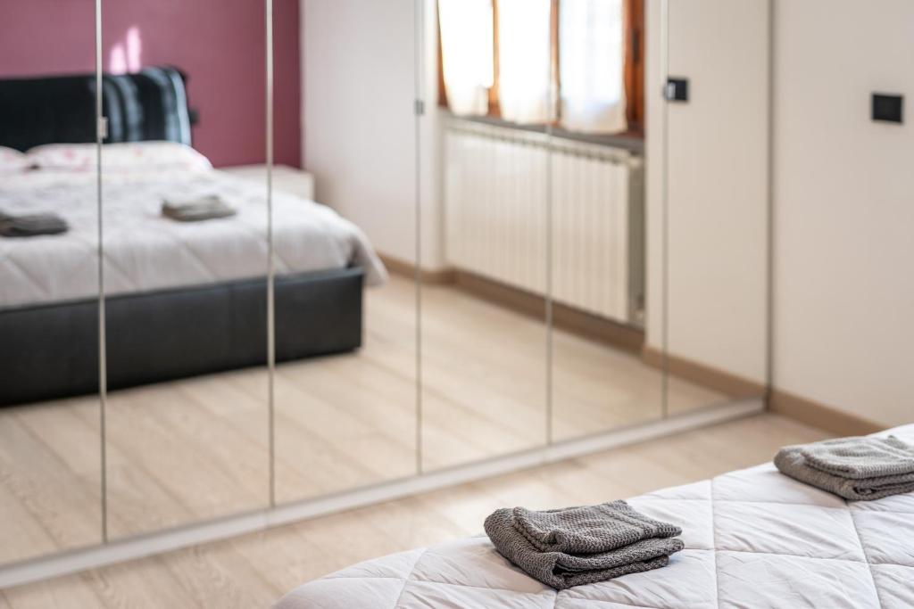 Postel nebo postele na pokoji v ubytování Accogliente casa a Pontassieve