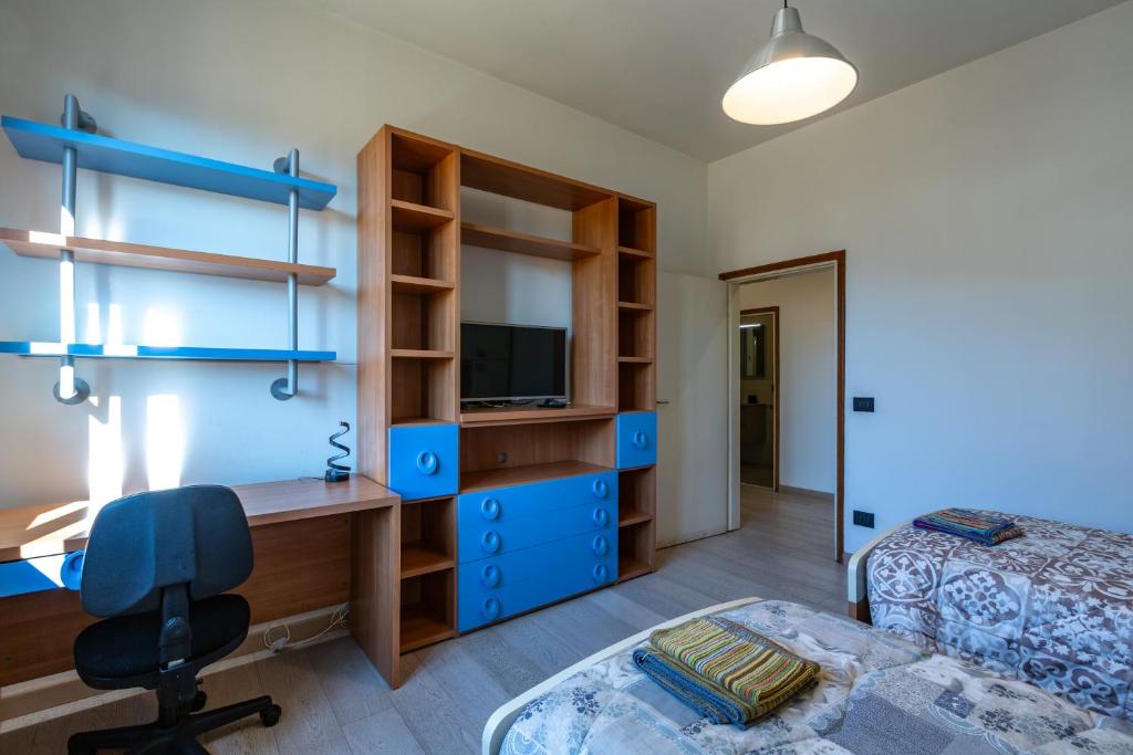 Postel nebo postele na pokoji v ubytování Accogliente casa a Pontassieve