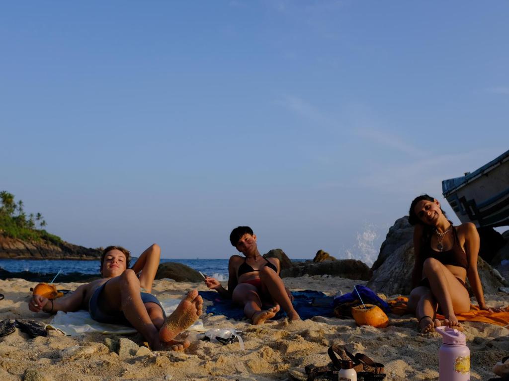 Hosté ubytování Happy Hammocks, Weligama Beach - Sri Lanka