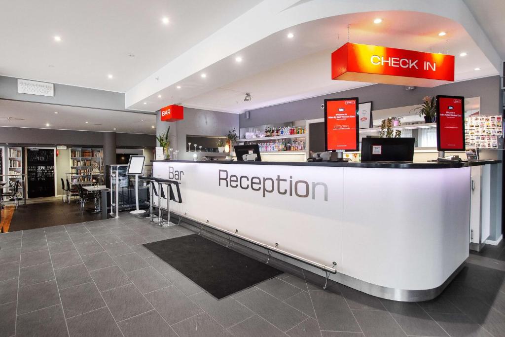 Vstupní hala nebo recepce v ubytování Aiden by Best Western Stockholm Kista