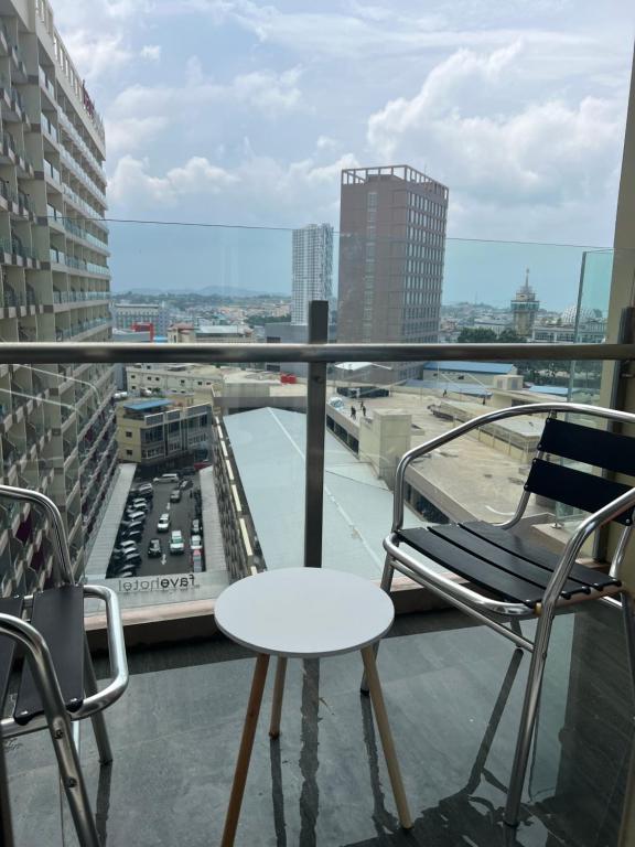 Balkón nebo terasa v ubytování Xing Nagoya Thamrin City