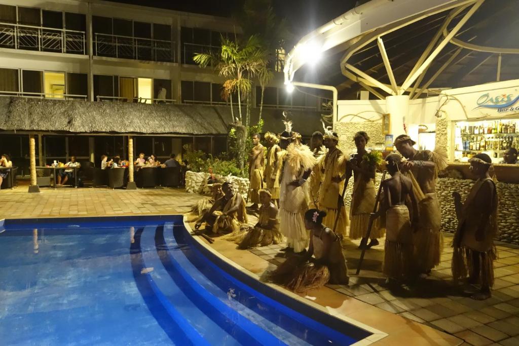 Bazén v ubytování The Melanesian Port Vila nebo v jeho okolí