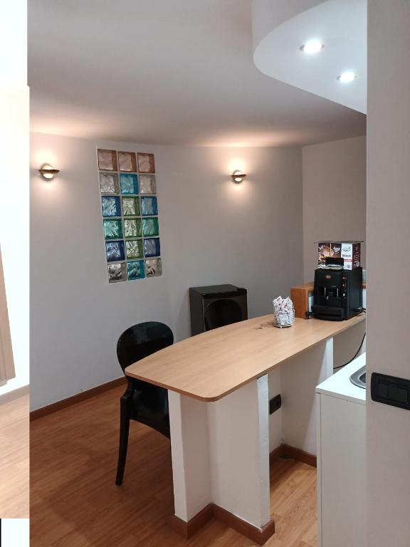 Kuchyň nebo kuchyňský kout v ubytování B&B 30 mt dal Duomo