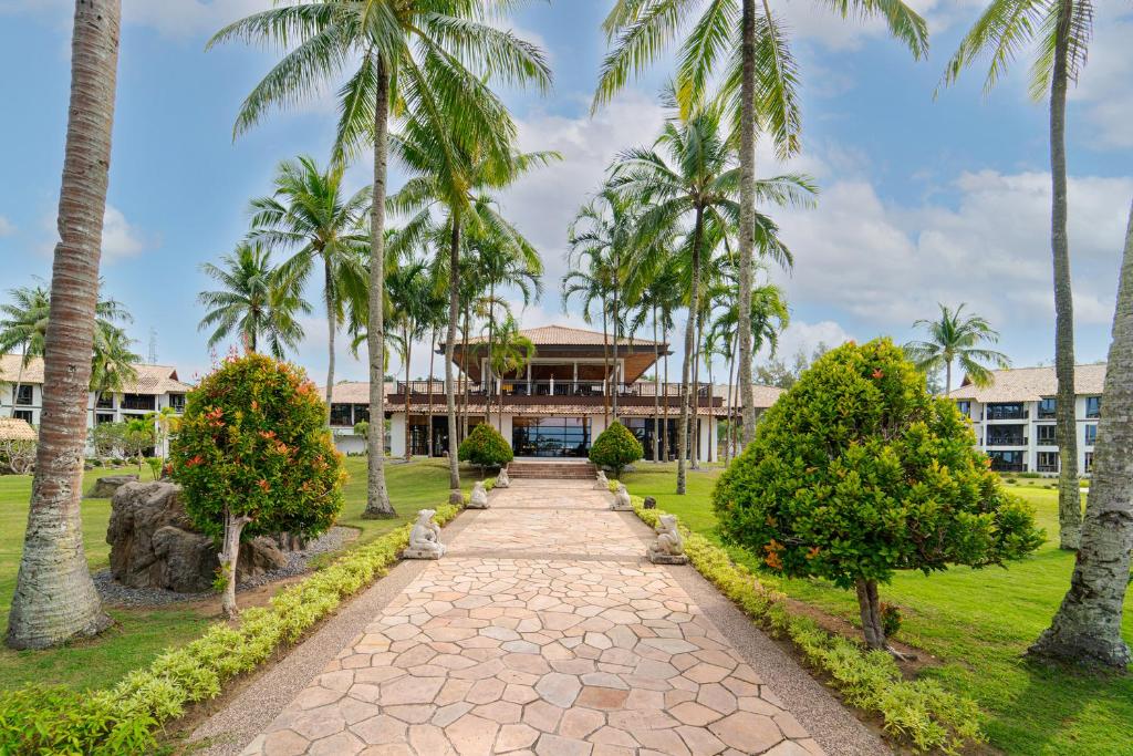 Zahrada ubytování Mayang Sari Beach Resort