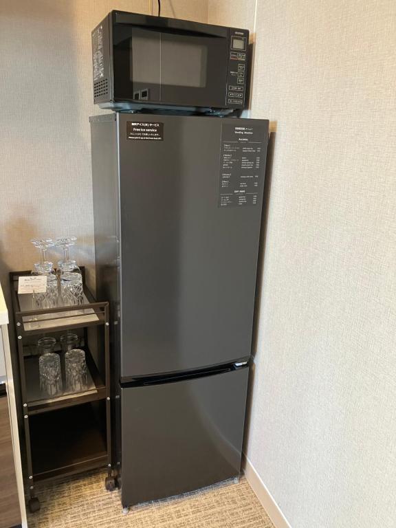 Kuchyň nebo kuchyňský kout v ubytování ENT TERRACE AKIHABARA