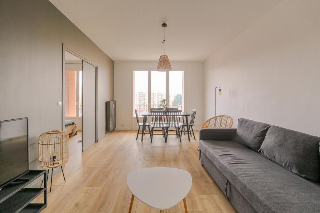 Posezení v ubytování Charcot Appartment