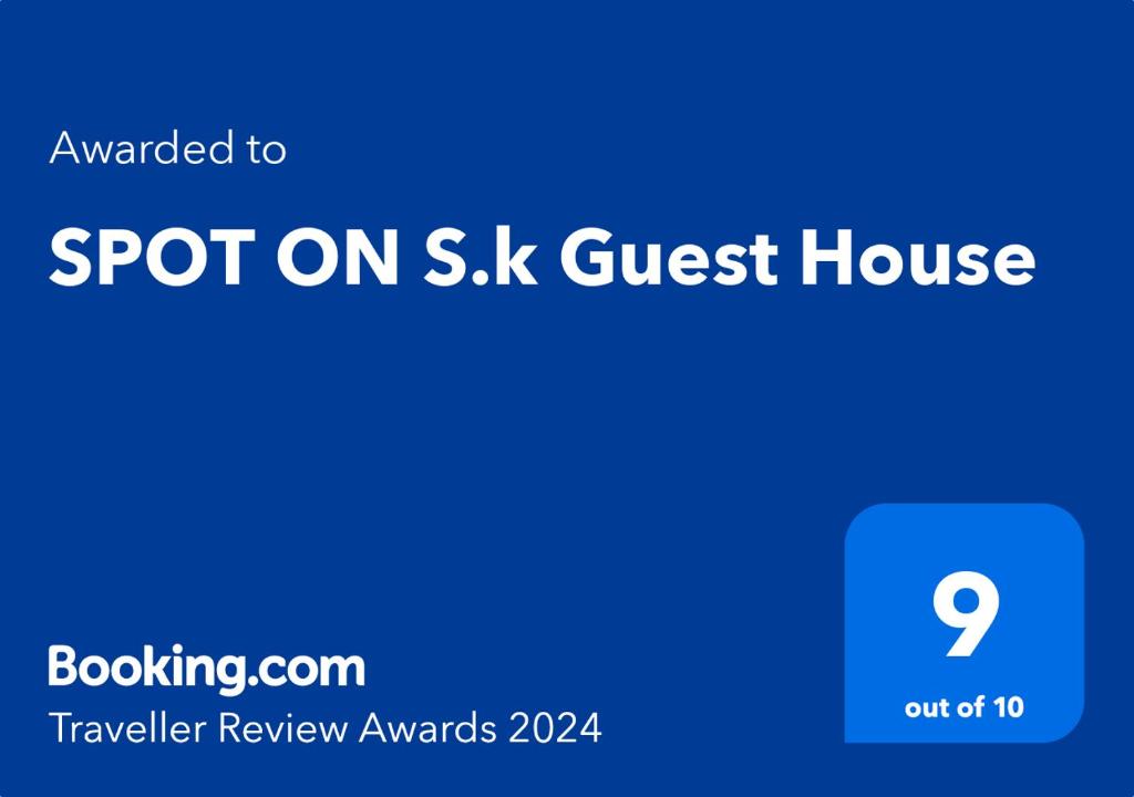 a screenshot of a spot on javascript guest house at SPOT ON S.k Guest House in Calangute