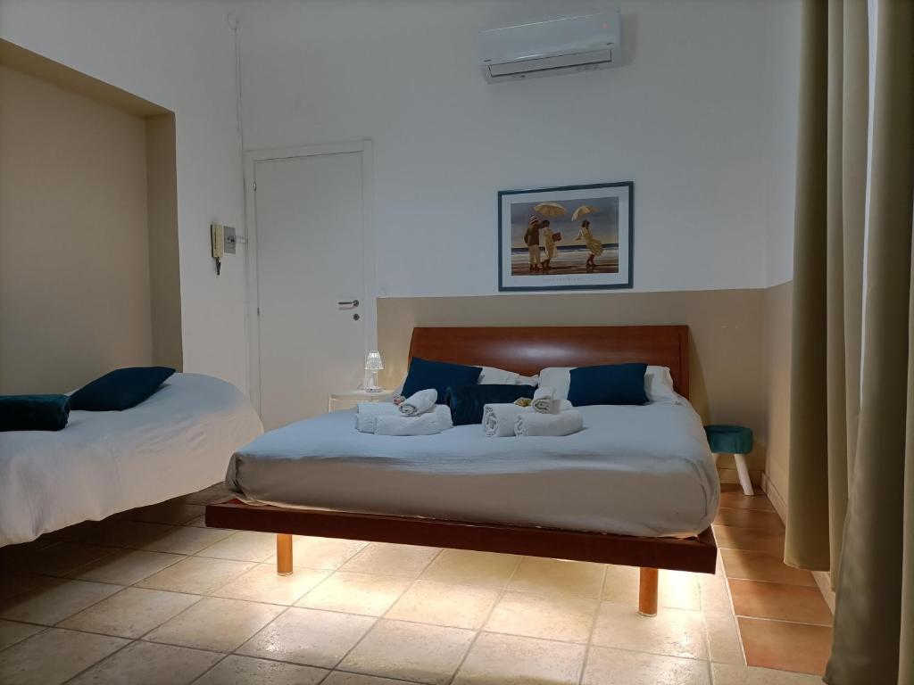 Ένα ή περισσότερα κρεβάτια σε δωμάτιο στο Holiday sea 1