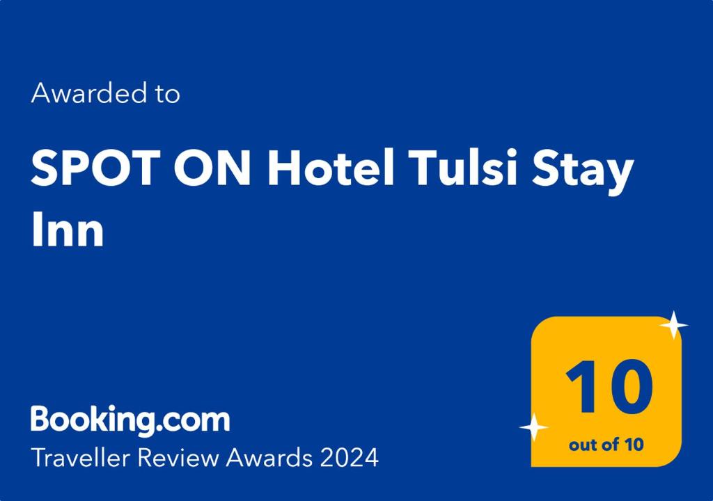 Captura de pantalla de una caja de texto con el lugar en el hotel tiki stay inn en SPOT ON Hotel Tulsi Stay Inn, en Nagpur