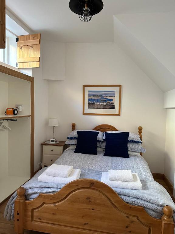 Postel nebo postele na pokoji v ubytování Coastal Cottage - Cellardyke Anstruther