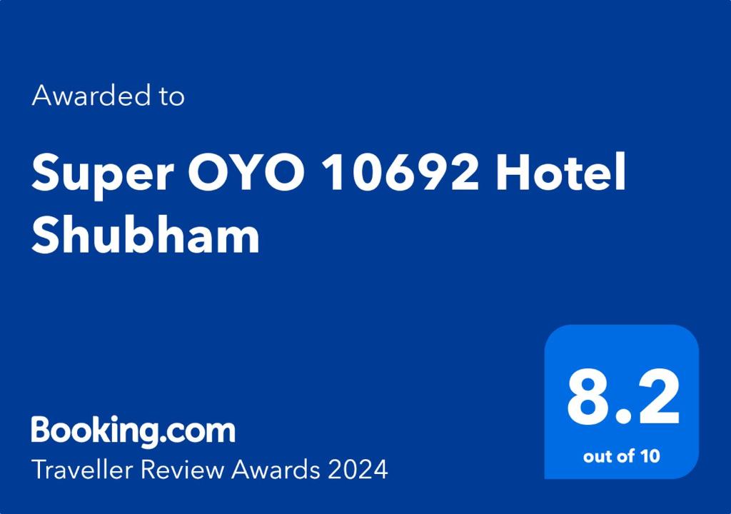 a screenshot of a cell phone with the text upgraded to super ooo hotel at Hotel Shubham in Shimla
