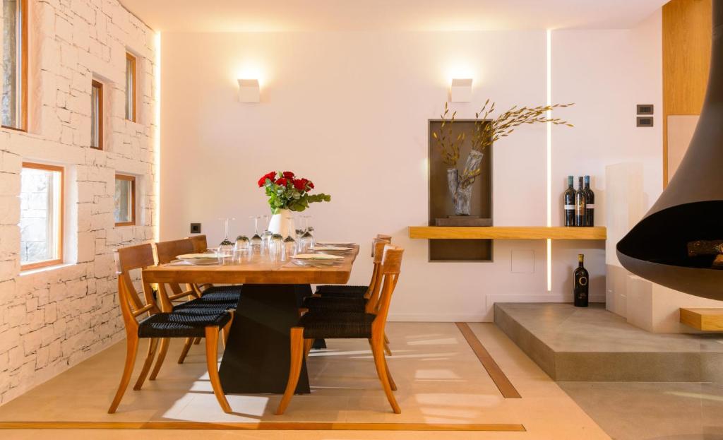 Posezení v ubytování Casa di Plaka