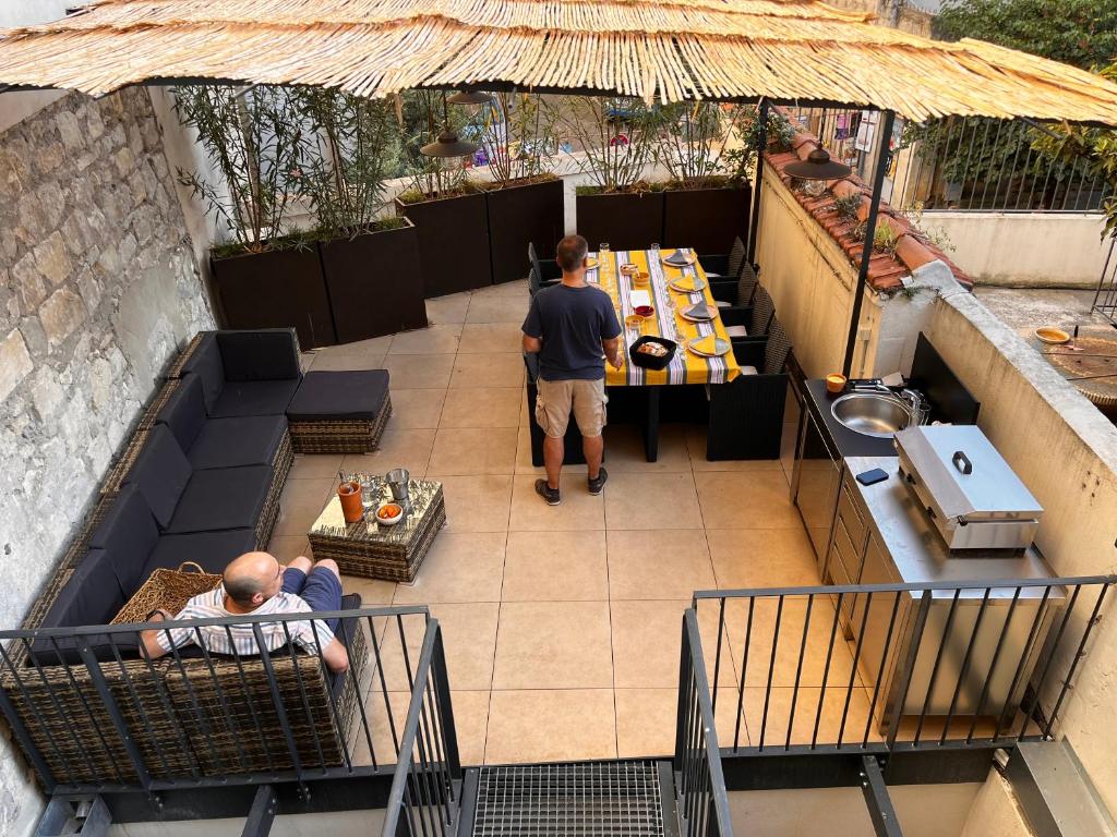 Επισκέπτες που μένουν στο La Terrasse du Merle - City center