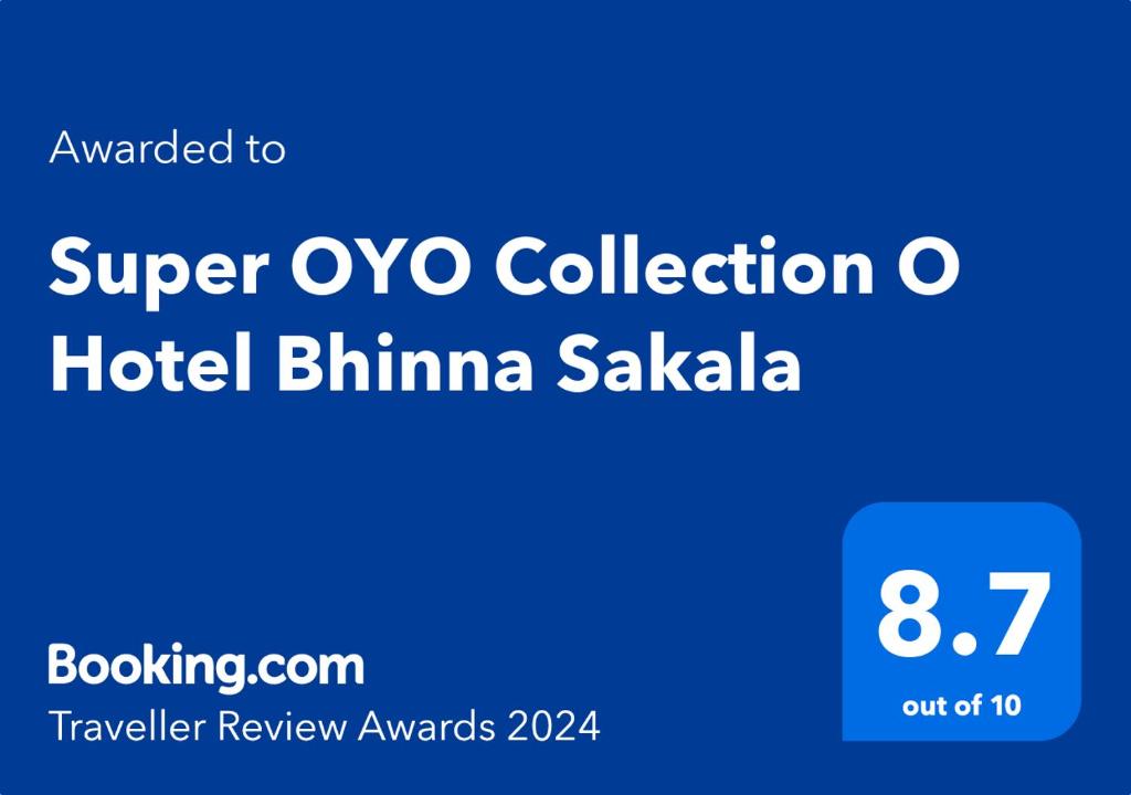 Super Collection O Hotel Bhinna Sakala في بوهفانيشفار: لقطةشاشة لهاتف محمول مع كلمة السوبر اكس مجموعة فندق بيليما