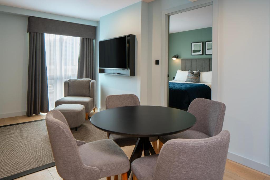 TV a/nebo společenská místnost v ubytování Aparthotel Birmingham