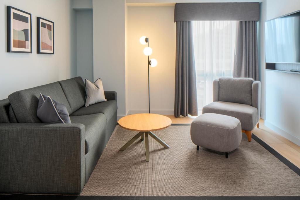 Posezení v ubytování Aparthotel Birmingham