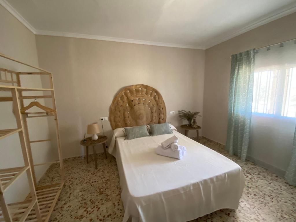 Postel nebo postele na pokoji v ubytování Casa Valdevientos Alojamiento Rural