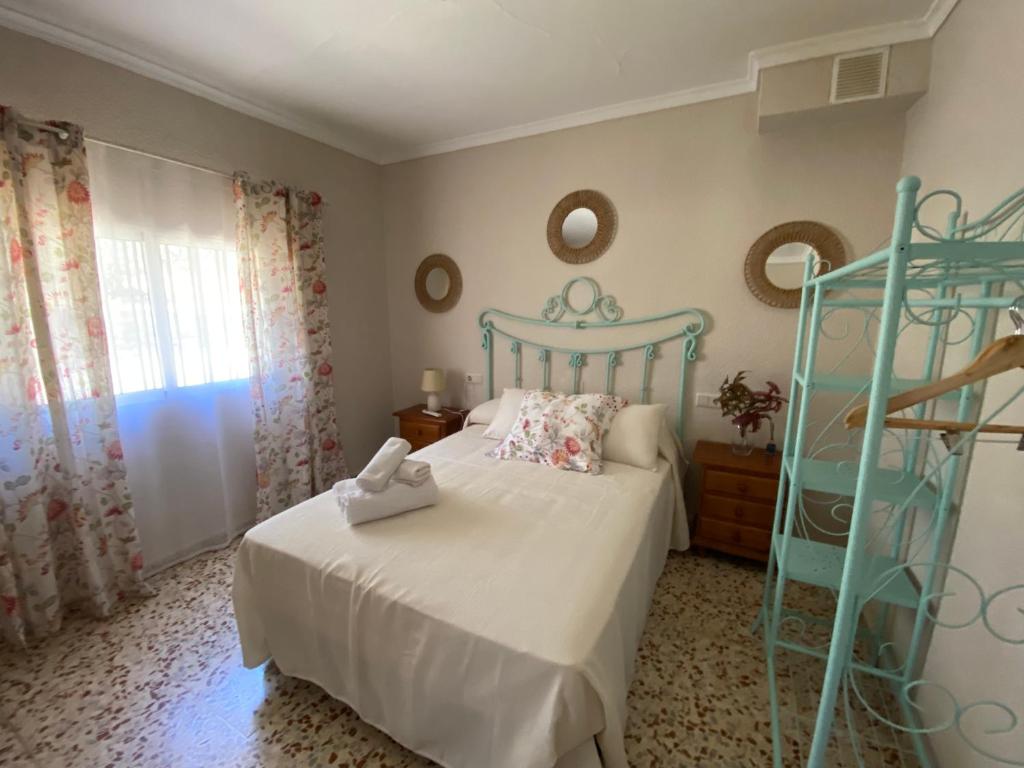 Postel nebo postele na pokoji v ubytování Casa Valdevientos Alojamiento Rural