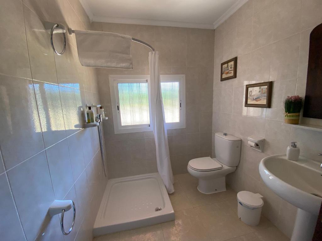 Koupelna v ubytování Casa Valdevientos Alojamiento Rural