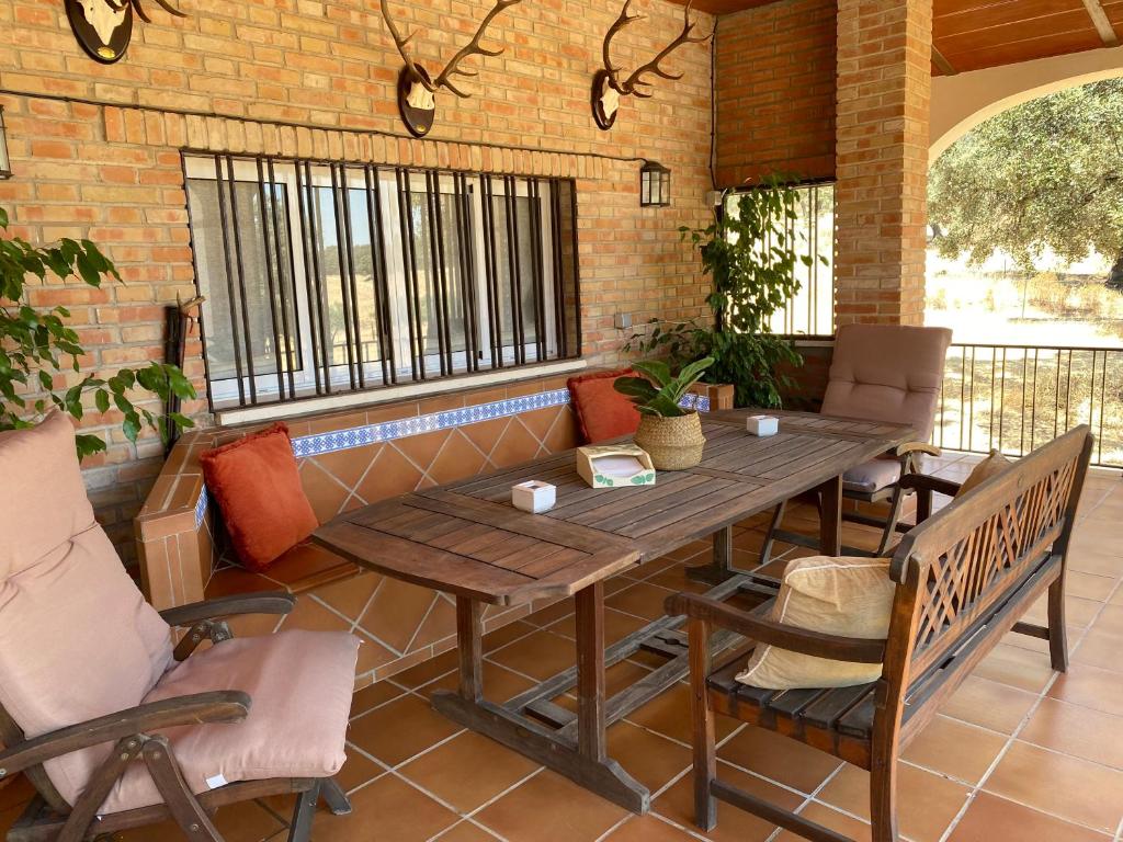 Posezení v ubytování Casa Valdevientos Alojamiento Rural