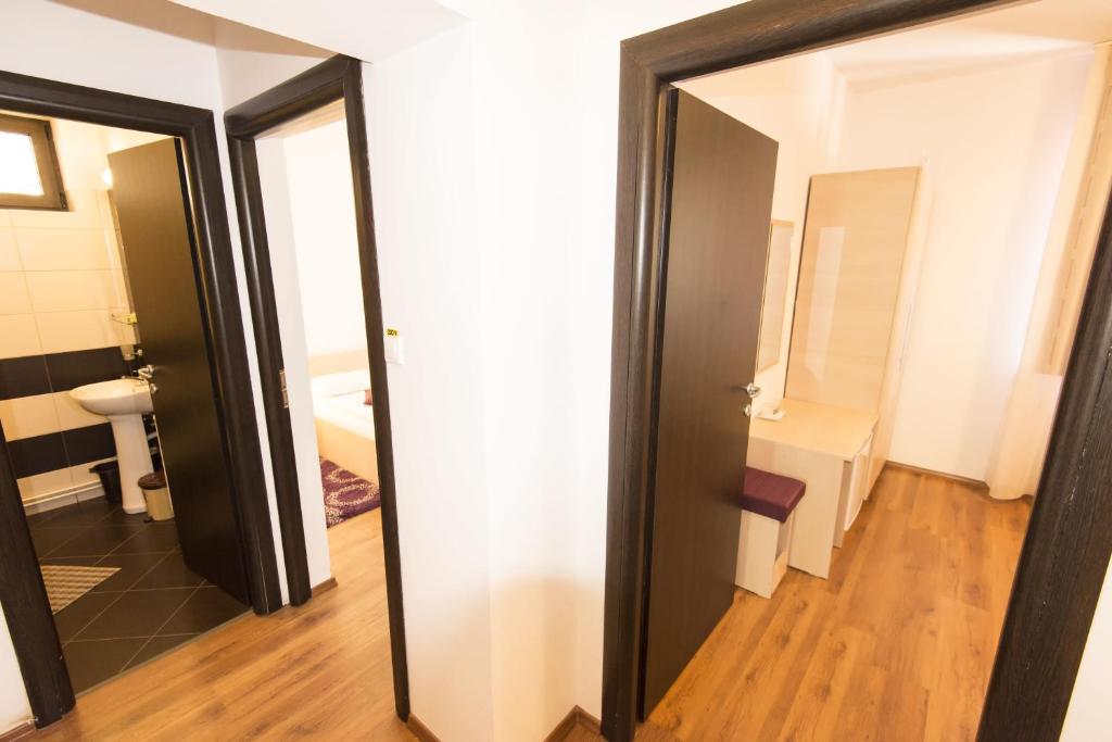 Koupelna v ubytování Vila Rigo Sovata